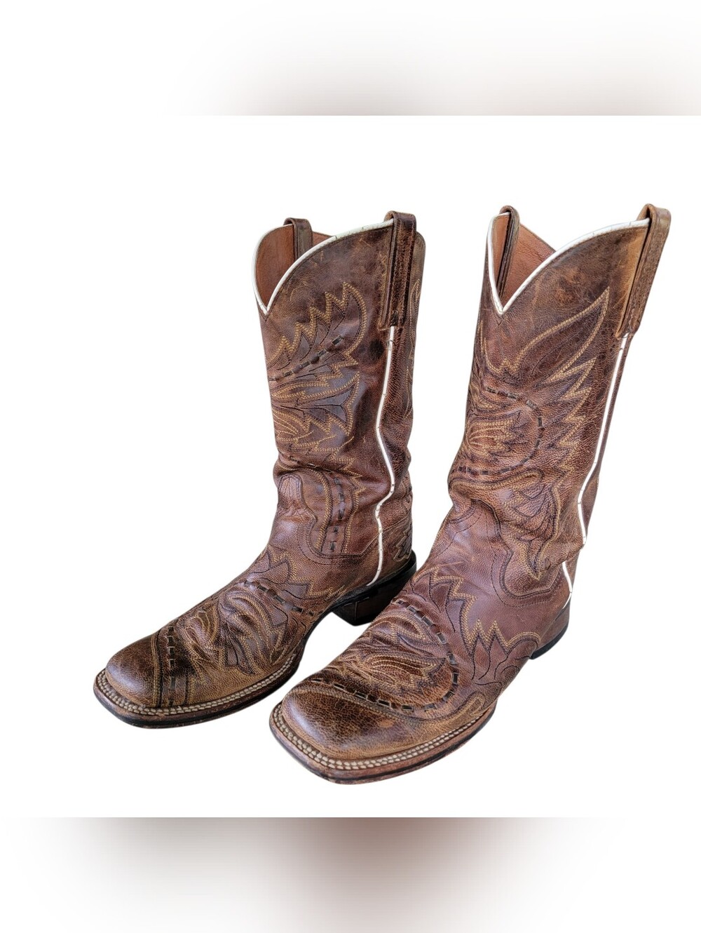 Dan Post Women's Square Toe Sidewinder Leather Boots DP2885